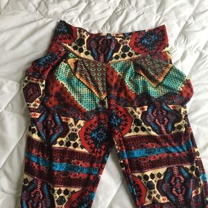 Print Harem Pants