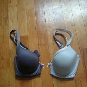 Two sets of Victoria's Secret bras