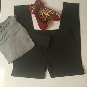 The Limites Charcoal Gray Straight Leg Dress Pant