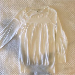 Banana Republic White Sweater