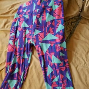 Lularoe one size multi colored leggings