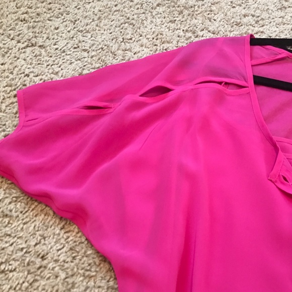 Jessica Simpson hot pink dress/tunic - Picture 2 of 3