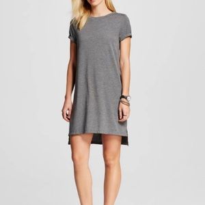Gray t-shirt dress