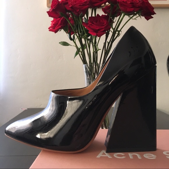 SOLD Acne Studios Black Ilona heels - Picture 2 of 3