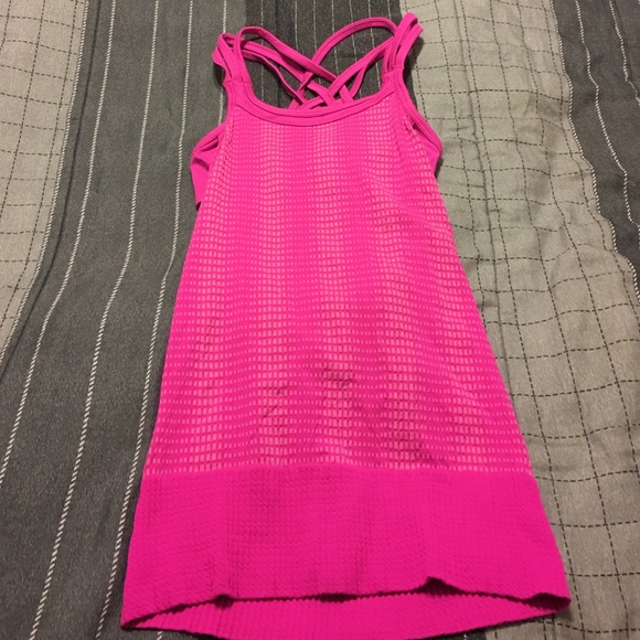 Pink Athleta tank