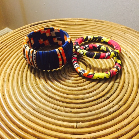 Jewelry - Ankara African Print Bangles