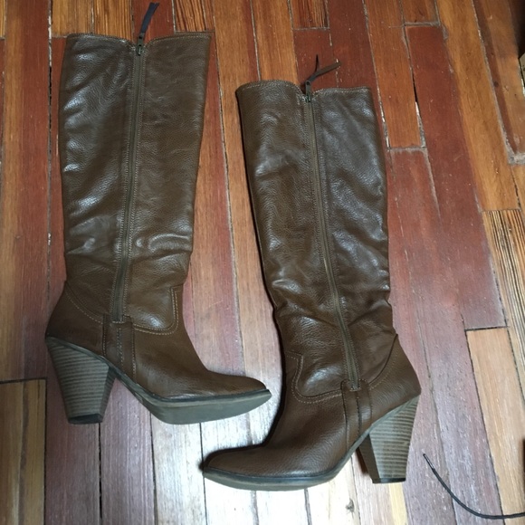 Knee high MIA boots.