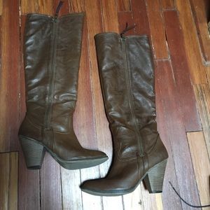 Knee high MIA boots.