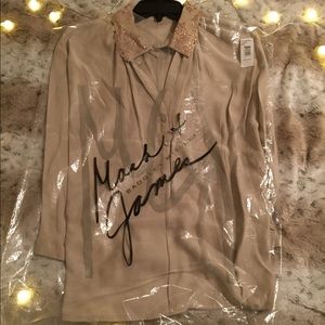 Badgley Mischka blouse - Sz L