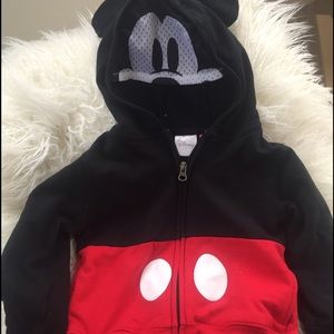 Mickey Mouse 3T Hoodie with Mickey Ears