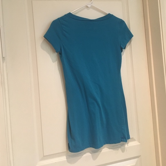 Evolution Not Revolution long blue T-shirt - Picture 2 of 2