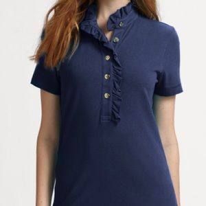 SOLD🚫Tory Burch Ruffle Polo