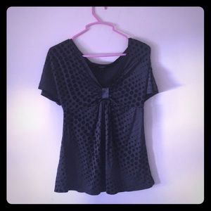 Express polka dotted top