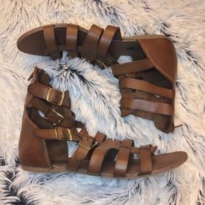 Mini gladiator sandals