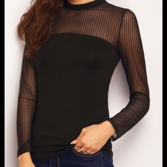 🌺GORGEOUS SEXY BLACK KNIT TOP🌺 - Picture 4 of 4