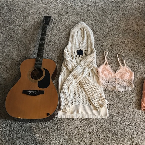Boho Crochet knit sweater FINAL PRICE