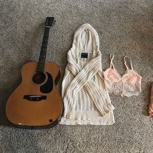 Boho Crochet knit sweater FINAL PRICE