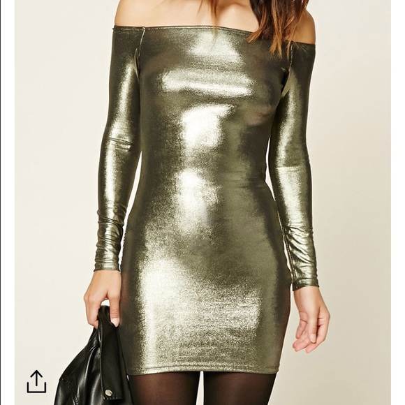 Robe Forever 21 Grayson - Blanc, Dos Ouvert, Tricot Métallisé - Taille M - Neuf Sans étiquettes