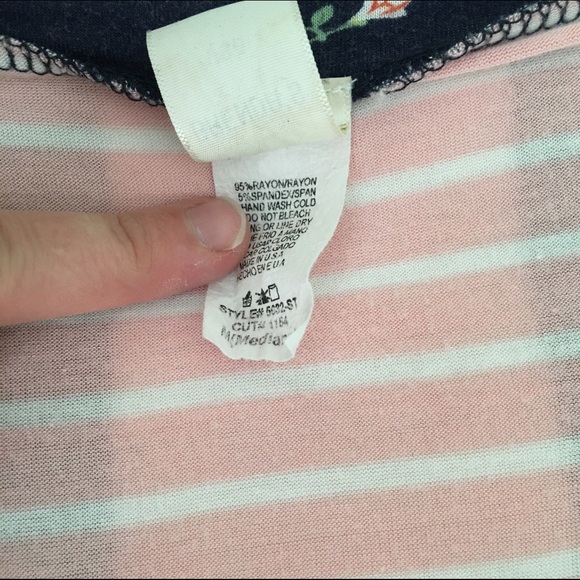 Tops - Floral and Striped Top Tops - Floral and Striped Top