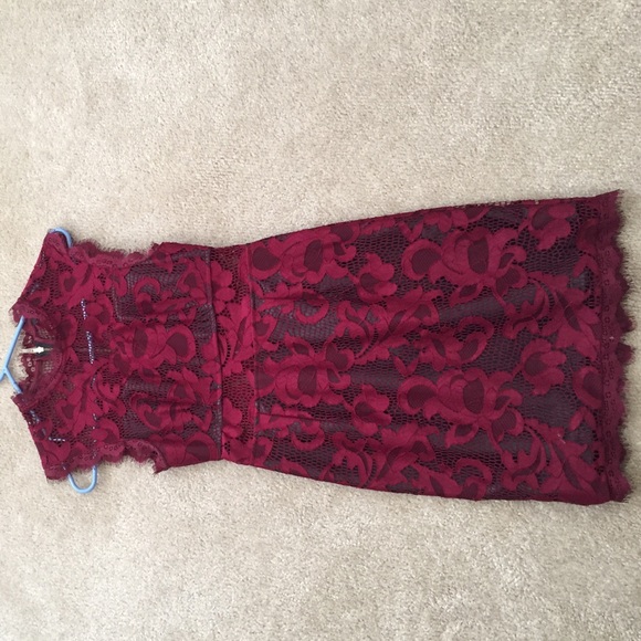 Forever 21 red lace dress