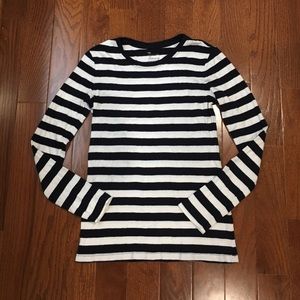 STRIPED LONG SLEEVE SUPER SOFT CREW SHIRT