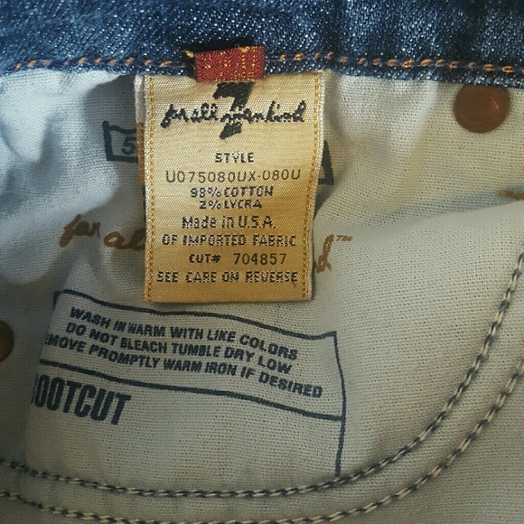 7FAMK Embellished pocket denim. - Picture 3 of 4