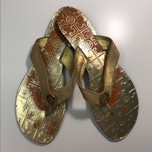 Tory Burch Leather Thora Flip Flop