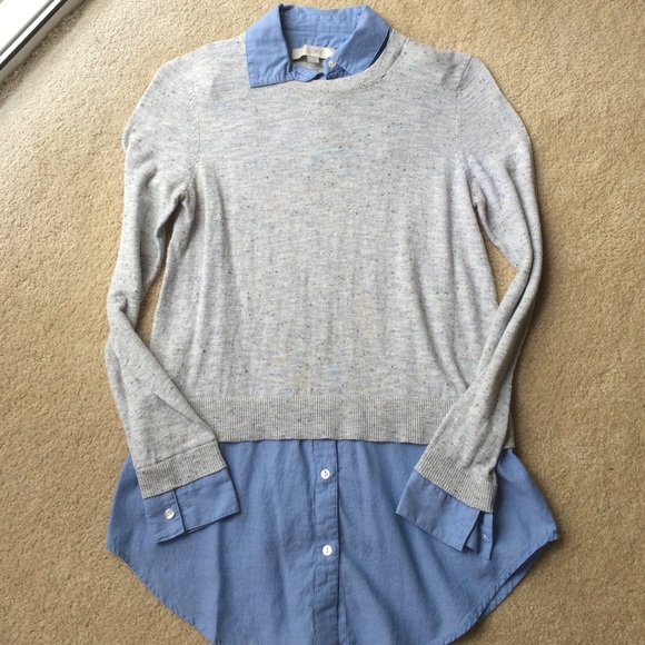 LOFT Sweaters - LOFT Collared Sweater