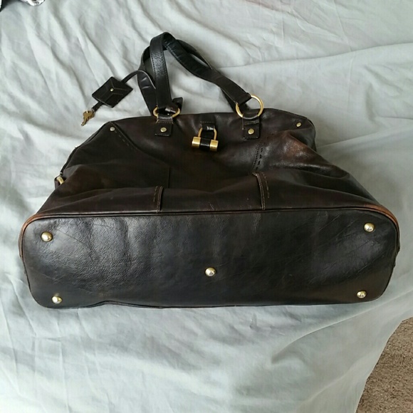 YSL Large Muse Bag Chocolate Brown - Picture 4 of 7