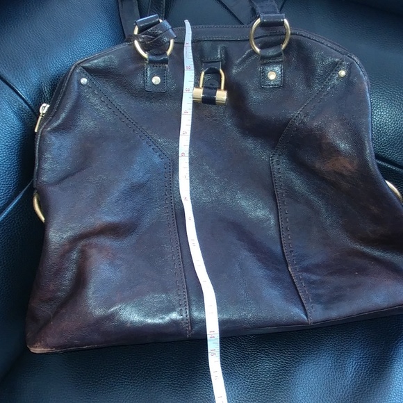 YSL Large Muse Bag Chocolate Brown - Picture 6 of 7