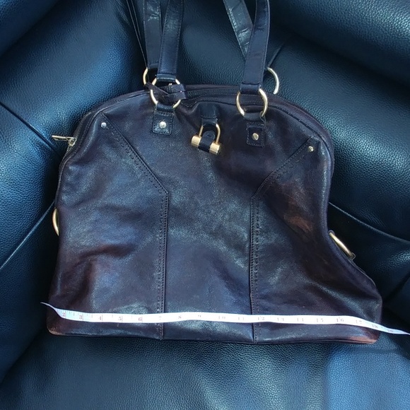 YSL Large Muse Bag Chocolate Brown - Picture 7 of 7