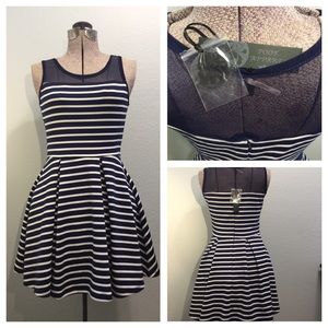 FLASH SALE!! Blue & white striped dress.
