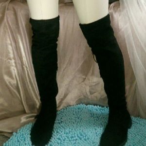 Charlotte Russe Drawstring Over-the-Knee Boot