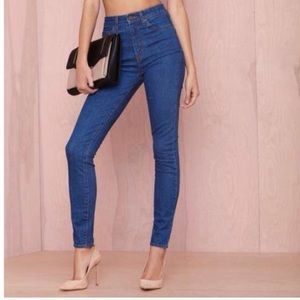 Nasty Gal high waist Denim jeans