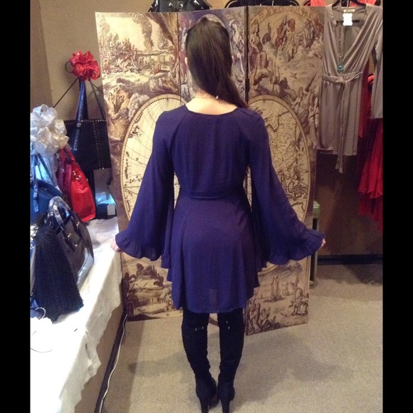 Navy Blue Dress-LAST TWO - Picture 4 of 6