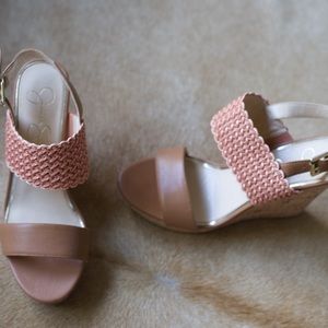 Fun two tone JS wedges!