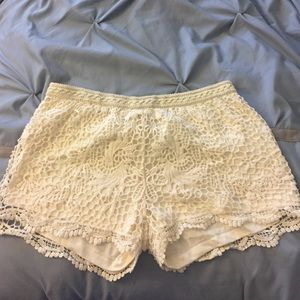Lace shorts