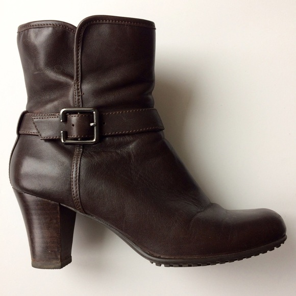 🆕 Dark brown leather boots - Picture 2 of 4