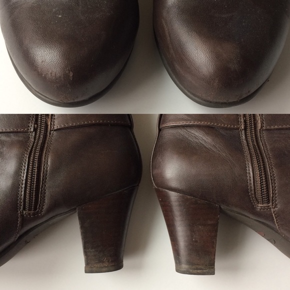 🆕 Dark brown leather boots - Picture 4 of 4