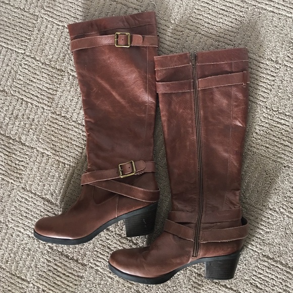 Brown Leather Boots