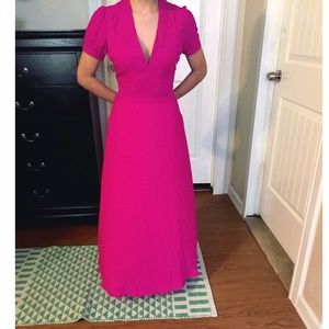 Magenta Long Dress