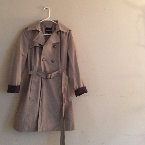 Express Light Brown Coat