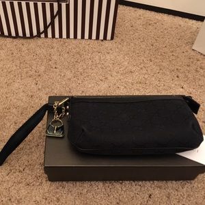 100 Authentic Gucci black clutch handbag!