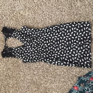 F21 kitty print dress