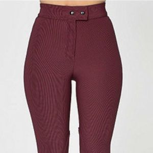 Maroon riding pants