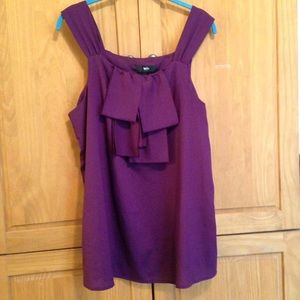 Beautiful Purple Ruffled Blouse