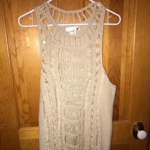 Woven Beach Coverup Size S/M