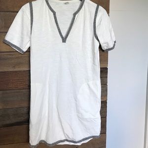 White cotton dress and/or coverup