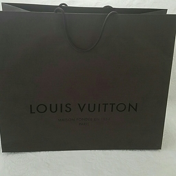 Authentic Louis Vuitton Large paper shopping bag