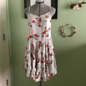 Free People circle of Flowers Slip Dress